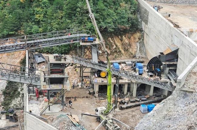 商洛市時產2000噸碎石生產線