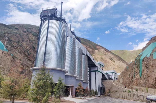 甘肅天水年產350萬噸全封閉環保石料加工廠