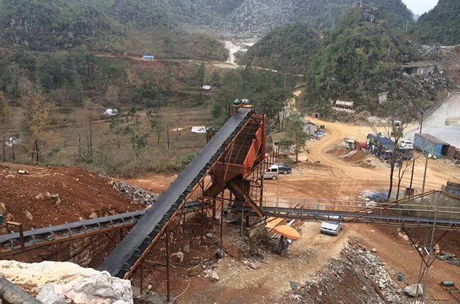 廣西河池時(shí)產(chǎn)100噸石灰石碎石生產(chǎn)線