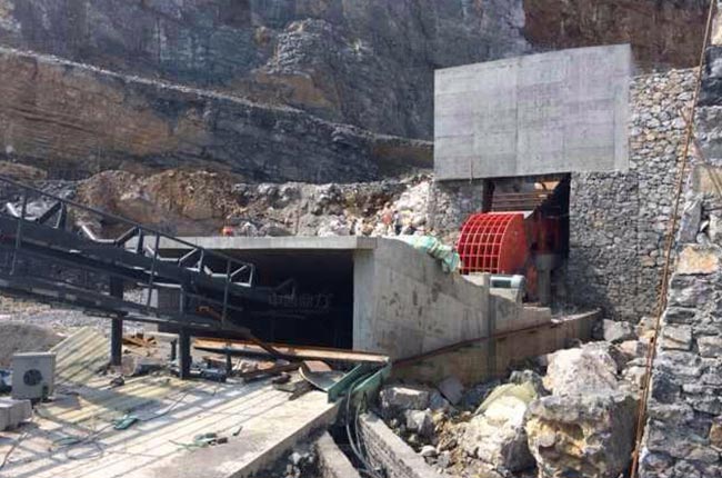 四川涼山時產1000噸混凝土骨料生產線