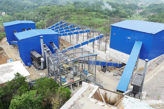 湖南婁底時(shí)產(chǎn)1000噸碎石生產(chǎn)線