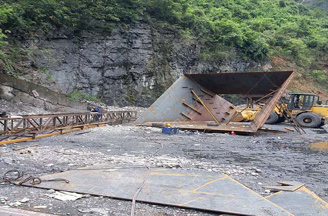 重慶市巫山縣時產500噸骨料生產線