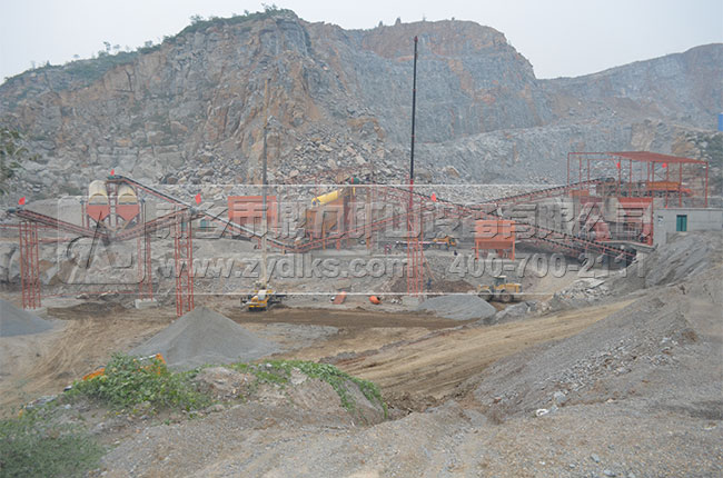 破碎生產線客戶現場 破碎生產線客戶現場