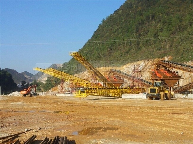貴州惠水山河永清時產(chǎn)800-1000噸砂石生產(chǎn)線 貴州惠水山河永清時產(chǎn)800-1000噸砂石生產(chǎn)線