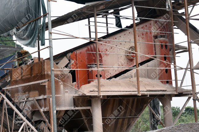 廣西桂林臨桂縣順成石料廠時產600噸砂石生產線