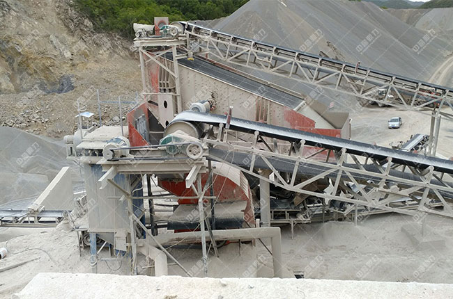 寧夏固原時產(chǎn)800噸石料生產(chǎn)線展示圖4