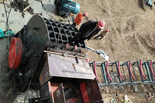 寧夏固原石料廠時產500噸骨料生產線現場案例展示3