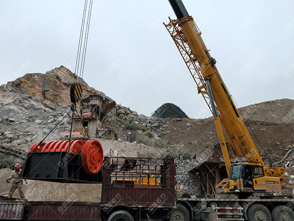 重錘擊碎石機安裝