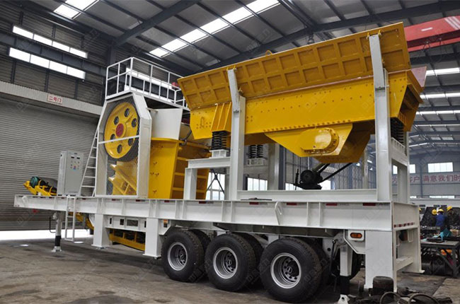 移動型顎式破碎機