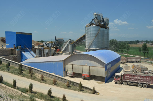 河北中聯水泥時產1000噸水泥骨料生產線