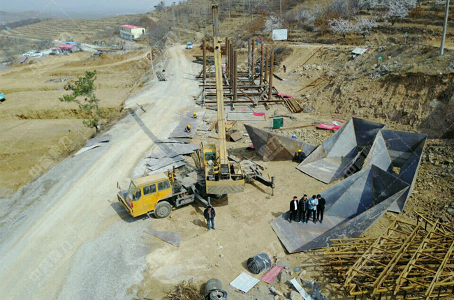 山東宏源集團時產600-800噸高鈣石石子生產線