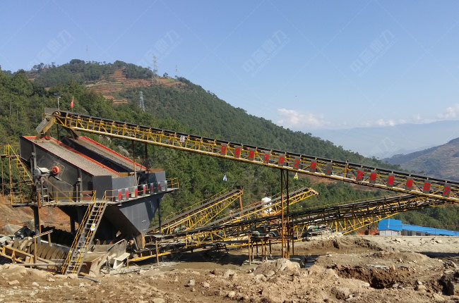 四川西昌時產250-350噸花崗巖碎石生產線