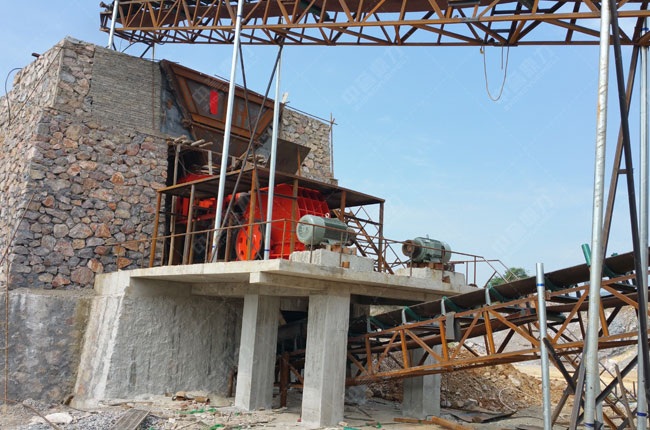 江西宜春時產200噸石料破碎生產線