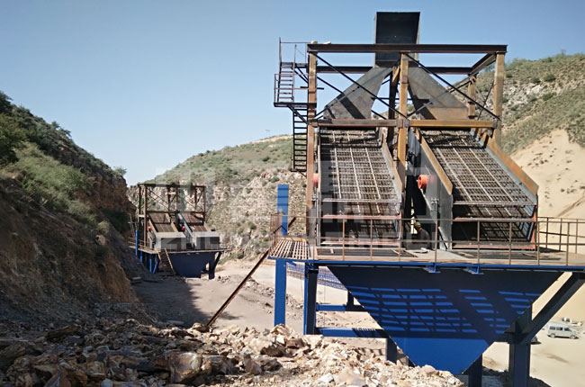 內(nèi)蒙古鄂爾多斯嘉泰礦業(yè)時(shí)產(chǎn)600噸石子生產(chǎn)線(xiàn)