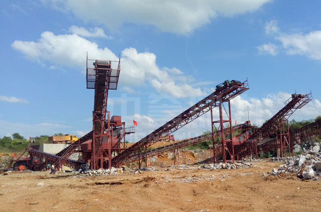 湖南意達采石場日產2000噸砂石生產線