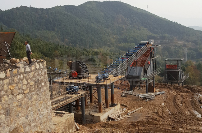 湖南醴陵華泰礦業(yè)時(shí)產(chǎn)300噸碎石生產(chǎn)線