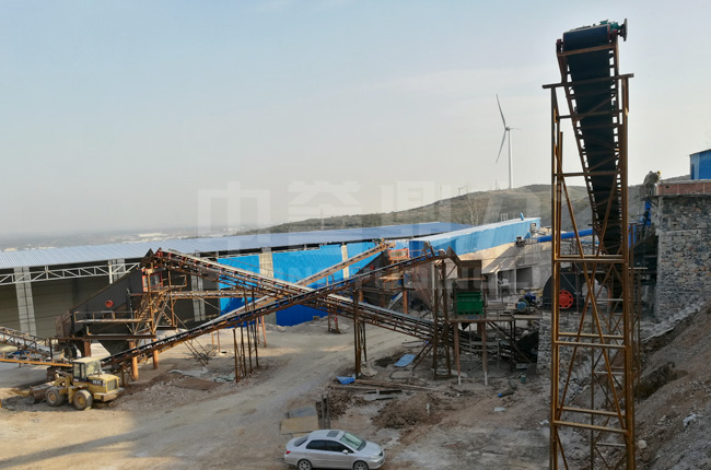 湖北荊門市時產300-350噸石料生產線