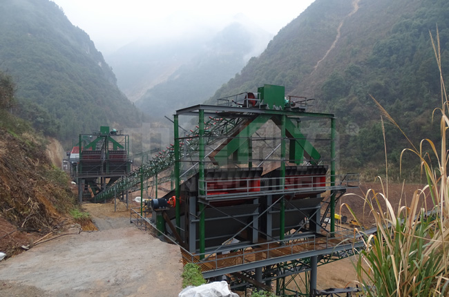 湖北宜昌水磨溪礦業時產800噸石料生產線