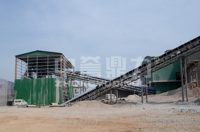 河南駐馬店恒強礦業時產2000噸的砂石生產線